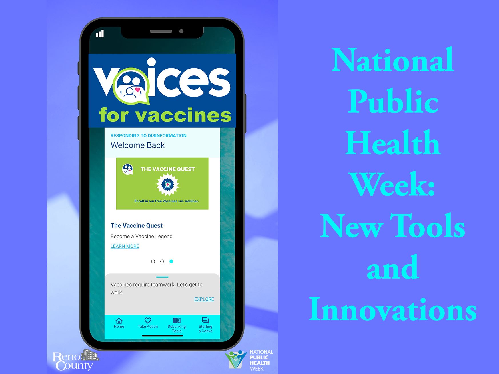 National Public Health Week - New Tools and Innovations - News Image